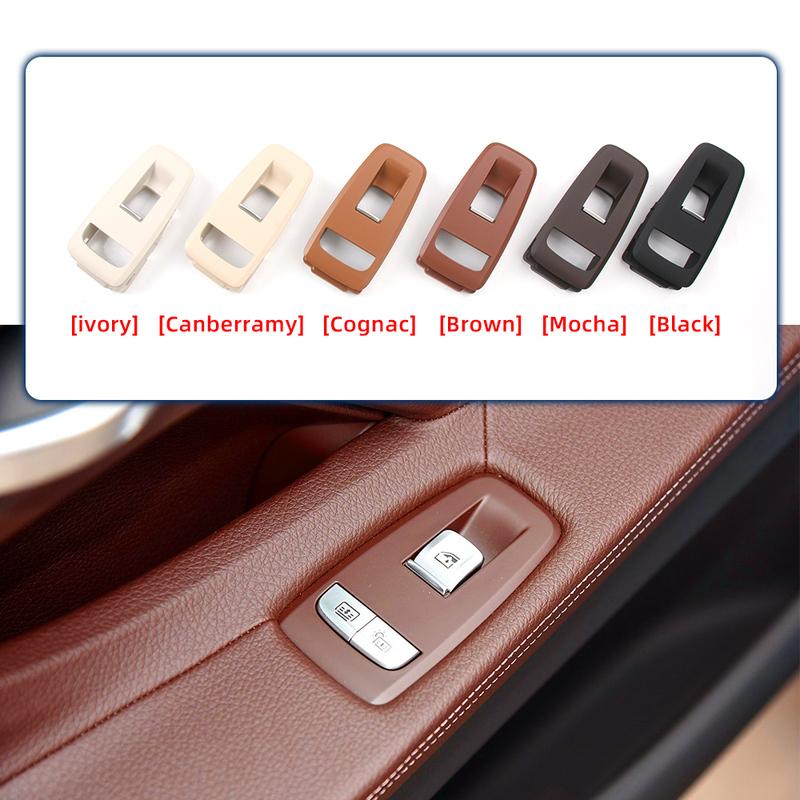 LHD Rear Window Lifter Switch Outer Frame Cover For BMW G12 2015- 740i xDrive 750i xDrive Door Window Switch Surround Frame