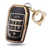 Toyota Smart Key Cover Key Case Key Chain Suitable for TOYOTA New Harrier 80 Series New Alphard 30 Series VELLFIRE 30 Series VELLFIRE ALPHARD VELLFIRE