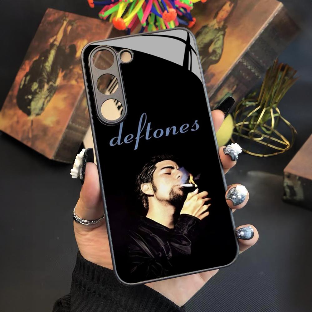 Fashion Deftones Phone Case For Samsung Galaxy S26 S25 S24 S23 S22 S20 S21 Ultra Plus Fe Colored Silver Cover