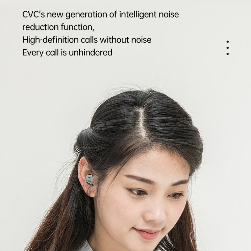 Produs nou, cu mișcare Bluetooth fără fir în ureche, căști TWS Bluetooth cu tăiere