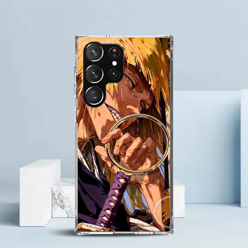 Bleach Shinji Hirako Soft Cover for Samsung Galaxy S25 Edge S26 S24 S23 Ultra Phone Case S22 S21 Plus S20 FE Print Pattern Shell
