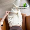 2026 Summer Women's High Waist Ice Silk Cotton Linen Wide-Leg Pants - Yamamoto Style Sun Protection