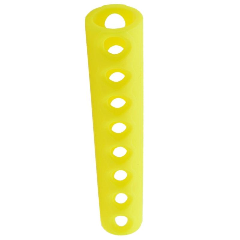 Heavy Type Plastic Diving Hose Guard Extended Protective Fluorescent Yellow For Underwater Visibilities