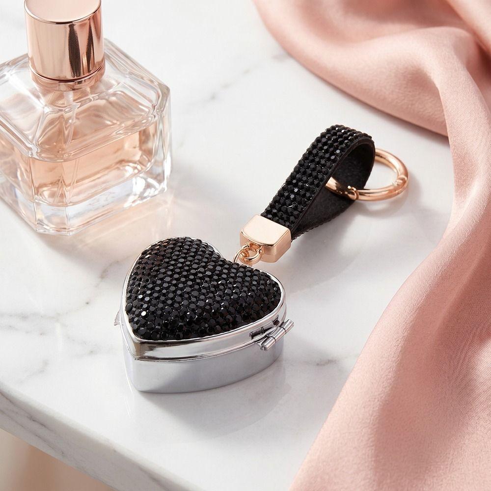 Portable Mini Pill Case Shining Bling Bag Hanging Ornaments Women's Jewelry