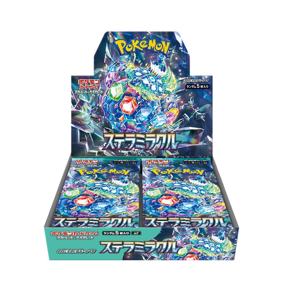 Pokemon Card Game Scarlet Violet Expansion Pack Stella Miracle BOX &