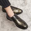 Fashion Retro Dress Office Loafers Casual Business Mens Wedding Classic Suit Lace-up Formal Designer Male Shoes for Men Footwear