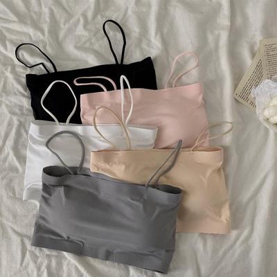 Ice Silk Anti-Exposure Camisole with Chest Pads for Women – Perfect Summer Inner and Outer Wear