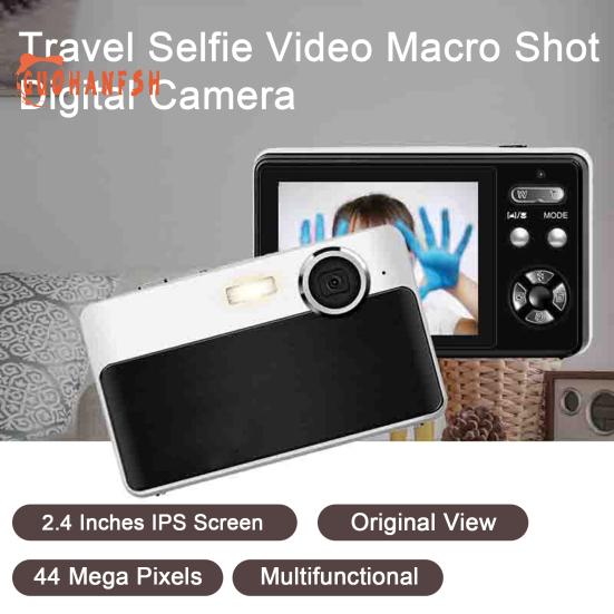 

Студенческая камера — 2,4-дюймовый IPS-экран, 44 мегапикселя, селфи в путешествии, макросъемка видео, детская цифровая камера, детский подарок