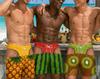 Costume da bagno divertente personalizzato, Regalo per uomo, Pantaloncini divertenti per vacanze estive, Pantaloncini con stampa a motivo di frutta, Costume da bagno, Pantaloncini da spiaggia