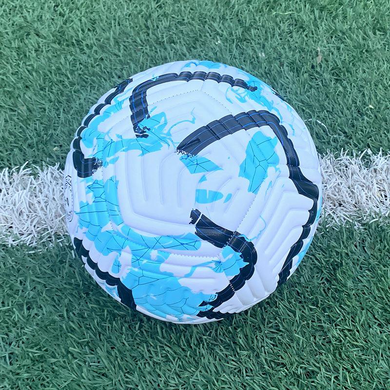 Premier League Size 5 Thickened Match Ball - Suitable for Champions League & World Cup, Machine-Sewn Football