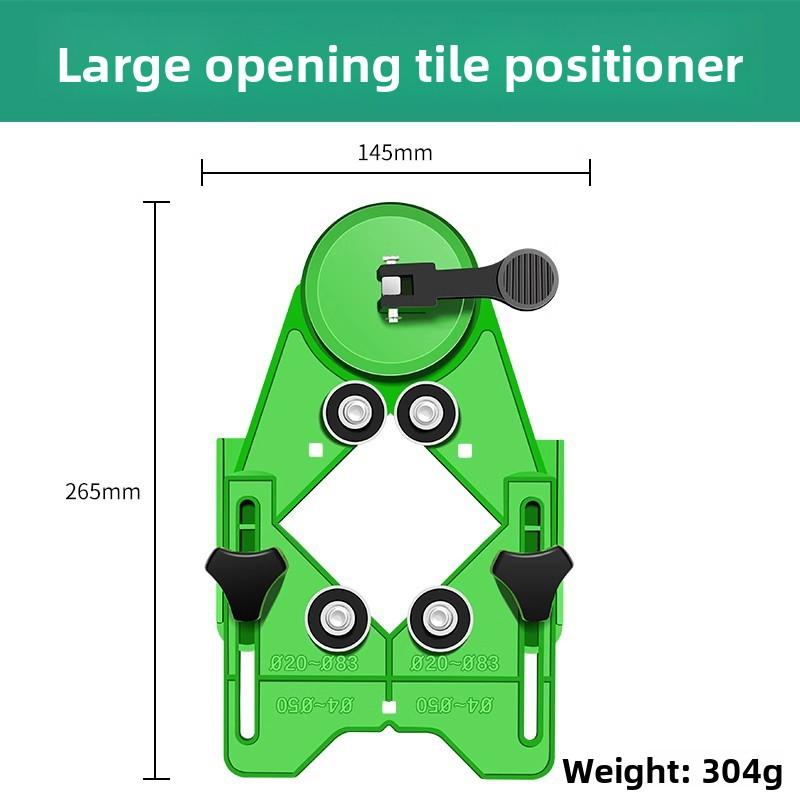 

Multi-Functional Tile Hole Locator with Suction Cup Adjustable Drill Guide for Precise Glass Tile Drilling