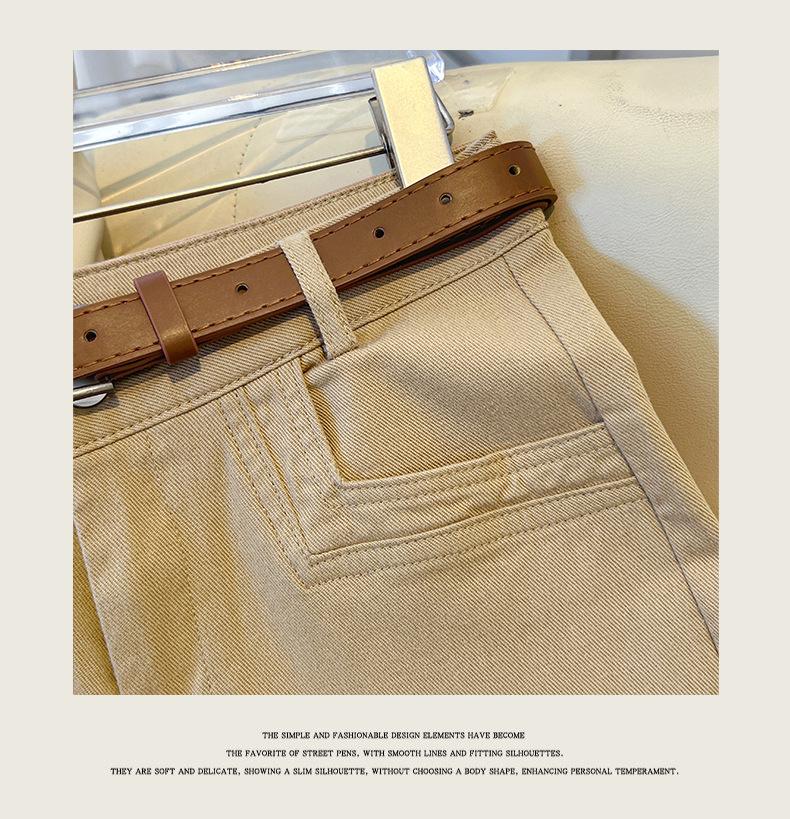 Women’s Petite Loose White Wide-Leg Pants - Spring/Autumn 2026 Trend