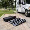2 Pieces Wheel Ramps with Carrying Bag Leveling Car Ramp Heavy Duty for Campers
