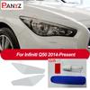 For Infiniti Q60 Q70 QX60 QX30 QX50 QX80 Q50 Car Headlight Protective Film Headlamp Transparent Black TPU Protective