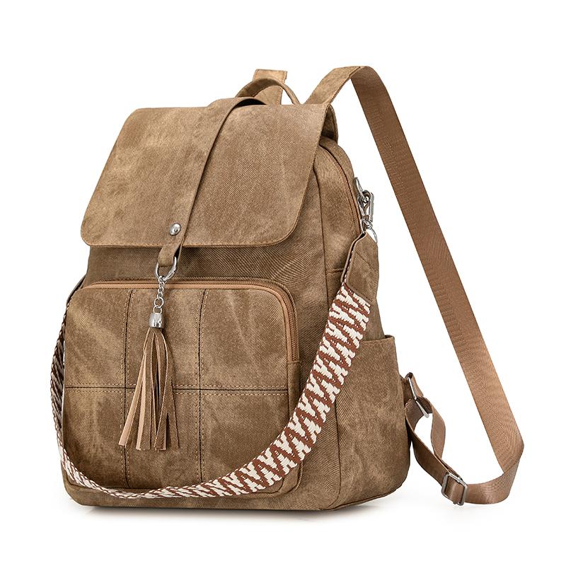 Large Capacity Backpack Women's Lightweight Multi-Function Shoulder Bag