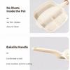 COOKER KING Fried Egg Pan Partition Frying Pan3 In1 Breakfast Frying Pan Multifunctional Non-Stick Barbecue Lunch Pancake