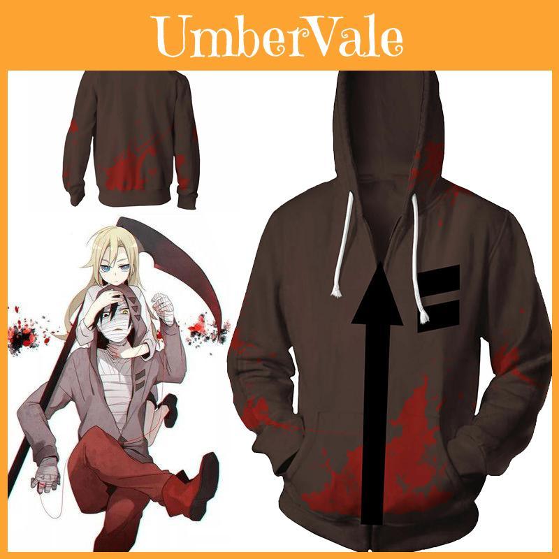 Anime Angels Of Death Isaacfoster Zack Hoodies Mantel Sweatshirt Kostüm Cosplay