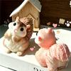 TPR Simulation Squirrel Squishy Toy Cute Animal Stress Relief Ornament Portable Squeeze Fidget Toy Calming ADHD Sensory Gift