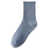 Solid-colored Cotton Socks, Men's Spring and Autumn Sweat-absorbing and Odor-proof Mid-calf Socks, Men's Versatile Sports Socks