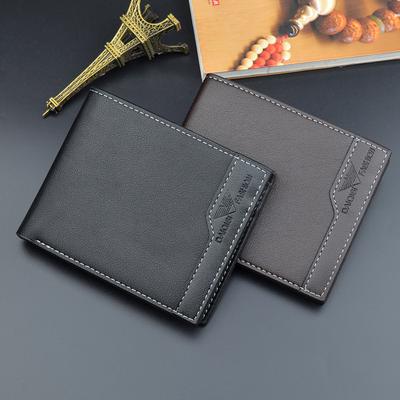 Vintage Design Herren Kurze Geldbörsen Kunstleder Kartenhalter Business Mode Geldbörsen Geldbörse