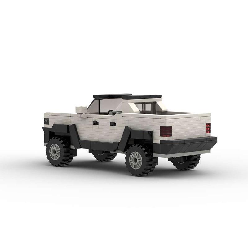 MOC Hummer EV Pickup Truck: Compatible Lego Building Blocks - Creative Desktop Model & Ornament