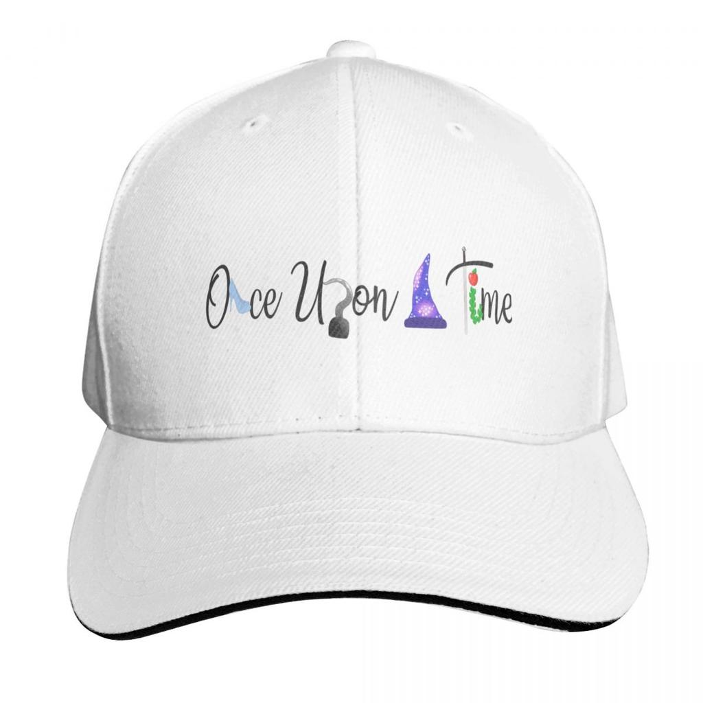 Once Upon A Time Lettering Baseball Cap Custom Cap Brand Unisex cap luxury caps fishing caps Unisex For Unisex Womens