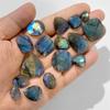 Natürliche Labradorit Mineralperlen Glänzender Energieheilstein Perle Für DIY Schmuck Reiki Zubehör Großhandel