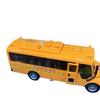 1 Set Bus Car Toy 1:30 Inertia Sliding Campus Bus Car Model Simulation Sound And Light Music Educational Toys Children'S Gift