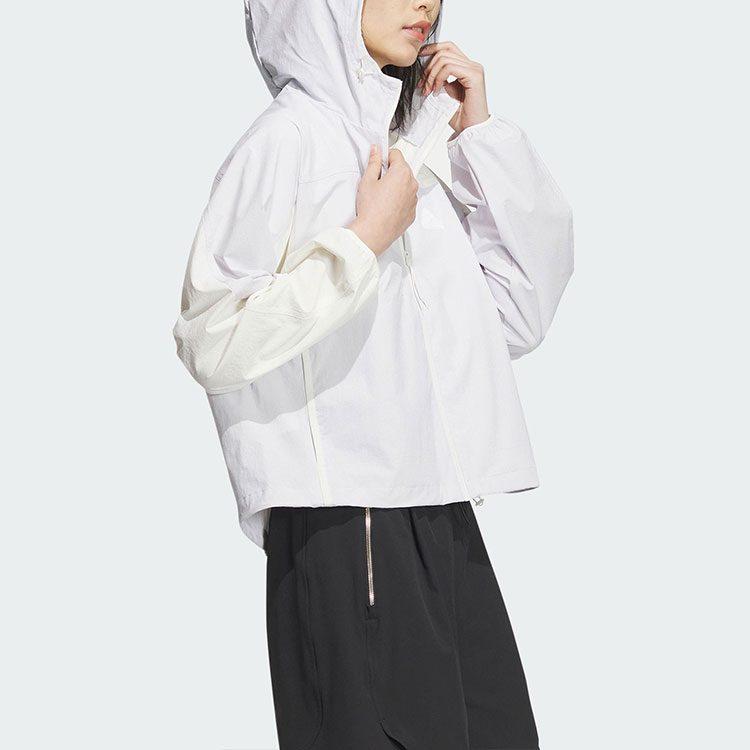 Adidas LIGHTWEIGHT COLOURBLOCK JACKET Jackets & Coats Women's Jade White JI9807