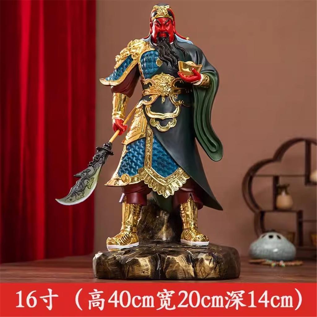 Figurka Bóstwa Buddyjskiego do Wystroju Domu, Bóg Bogactwa, Statua Guan Yu, Dominujący Ornament Buddy, Buddyzm