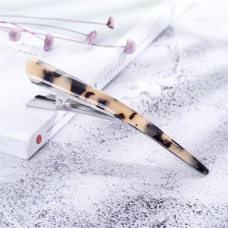 

Высококачественная большая заколка-крокодил длиной 13 см, новая модная заколка для закатанных волос из ацетата и металла, аксессуары для волос