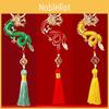 Delightful Chinese Zodiac Dragon Tassel Keychain Elegant Keychain Perfect For Birthdays And Celebrations