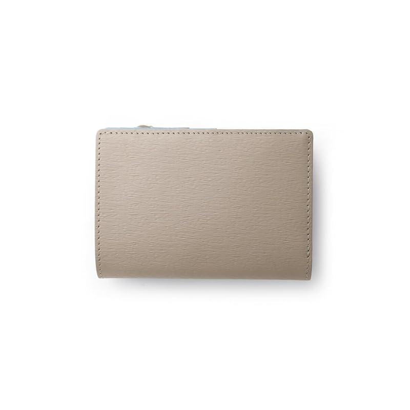 

[IS/IT] Novo II Semi-long wallet middle wallet bifold wallet leather men s ladies unisex No.972625 (beige)