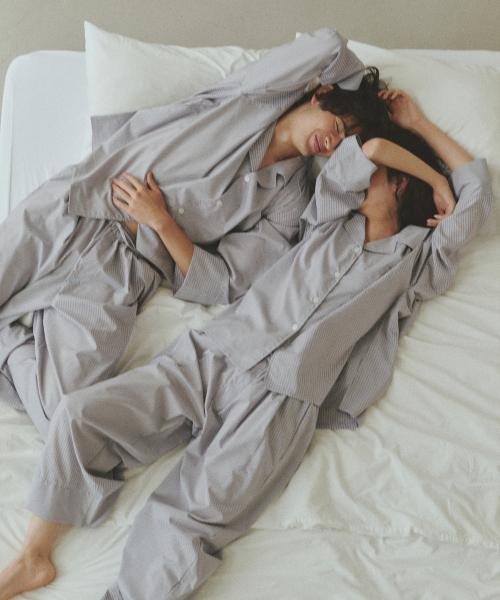 [OGGITT] Dormitory Single Pencil Stripe Pajamas [Shipped from Korea] 100% Authentic