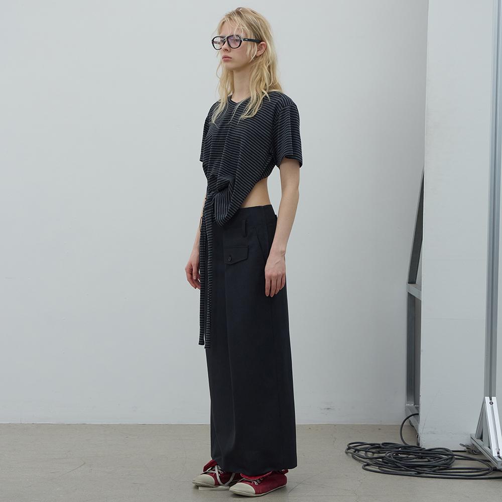LCDC™ Overlap Long Skirt (Black)