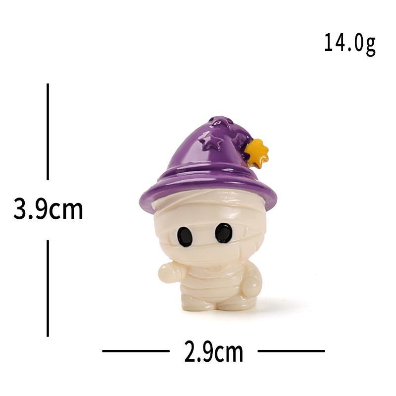 1Pc Resin Pumpkin Ghost Castle Desktop Ornaments Halloween Tabletop Decor Holiday Party Favor Gift Holiday Gift Ornaments