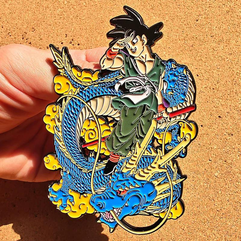 Anime Dragon Ball Enamel Pins Cute Goku Vegeta IV Piccolo Brooch Backpack Clothing Jewelry Metal Badge Accessories Gifts