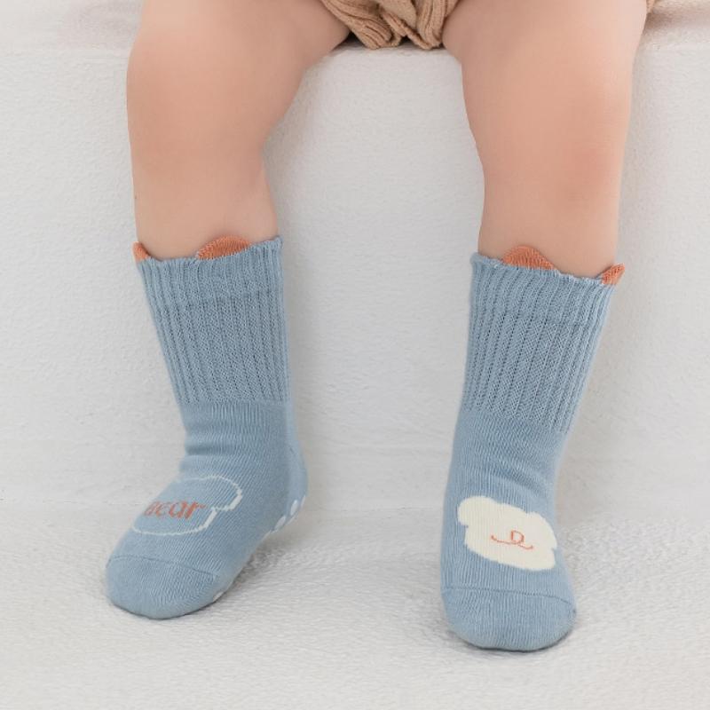 Children's Floor Socks Cartoon Soft Baby Toddler Indoor Anti-slip Walking Socks For Boys Girls Spring Autumn School Sports Sock