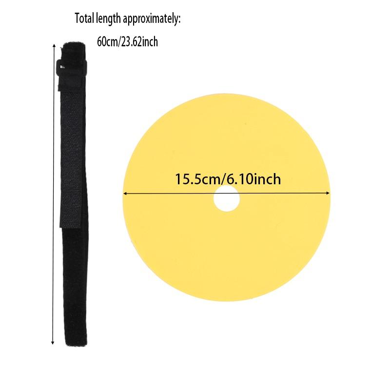 6" Soccer Goal Target Training Discs Adjustable Flat Spot Markers Portable Football Shooting Accuracy Practice Targets for Kids Adults Soccer Training