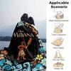1pc, Moana-Inspired Home Decor: A Cozy Disney Moana Flannel Throw Blanket Perfect Gift for Bedroom, Living Room, Travel, Camping, Car