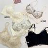 French Lace Underwear Women's Small Breasts Gather and Show Big Sexy Pure Desire Wind Collection Breast Anti-sagging No Steel Ring Text