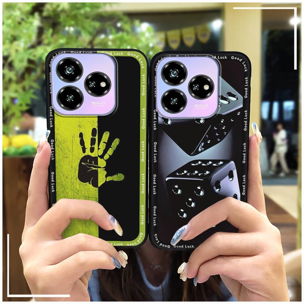 Full Wrap Cute Phone Case For ZTE Blade V60 Design/Axon 60 Lite Shockproof Silicone Durable Phone Protector Graffiti TPU