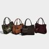 2025 New Matte Handwoven Handbag Fashion Basket Shoulder Crossbody Bag Shopping Tote Mother Bag