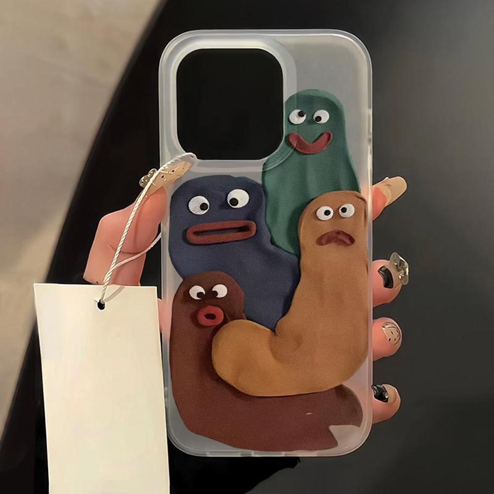 Silicone Phone Case for iPhone 11 Funda iPhone 15 Pro Max 16 13 14 Plus 12 Mini 16promax 15promax Transparent Matte Coque Cover
