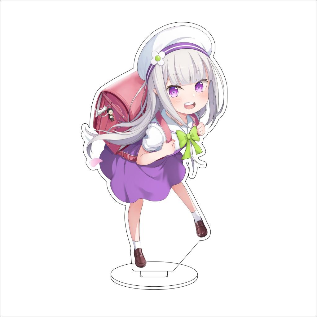 16CM Anime ZERO Starting Life in Another World Cosplay Acrylic Stand Ornaments Elsa Gran Hilte Figure Stand Halloween Gift