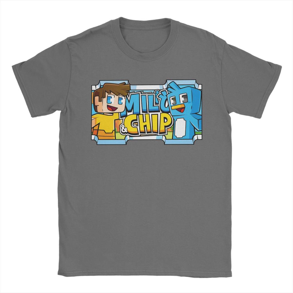 Milo and Chip Printed T Shirt for Men Women  100 Cotton  Tee Shirt Clothing
