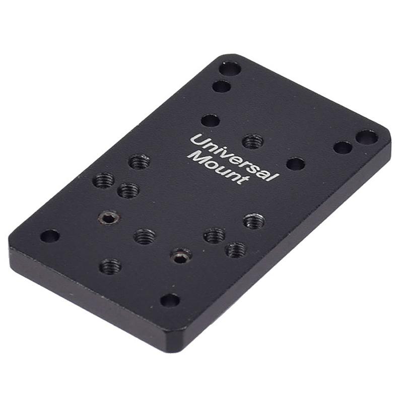 Universal Glock Scope Mount Plate Hunting Pistol Red Dot Scope Optics Base For Rmr Multi-Model Adapter Multi-Hole Base Bracket