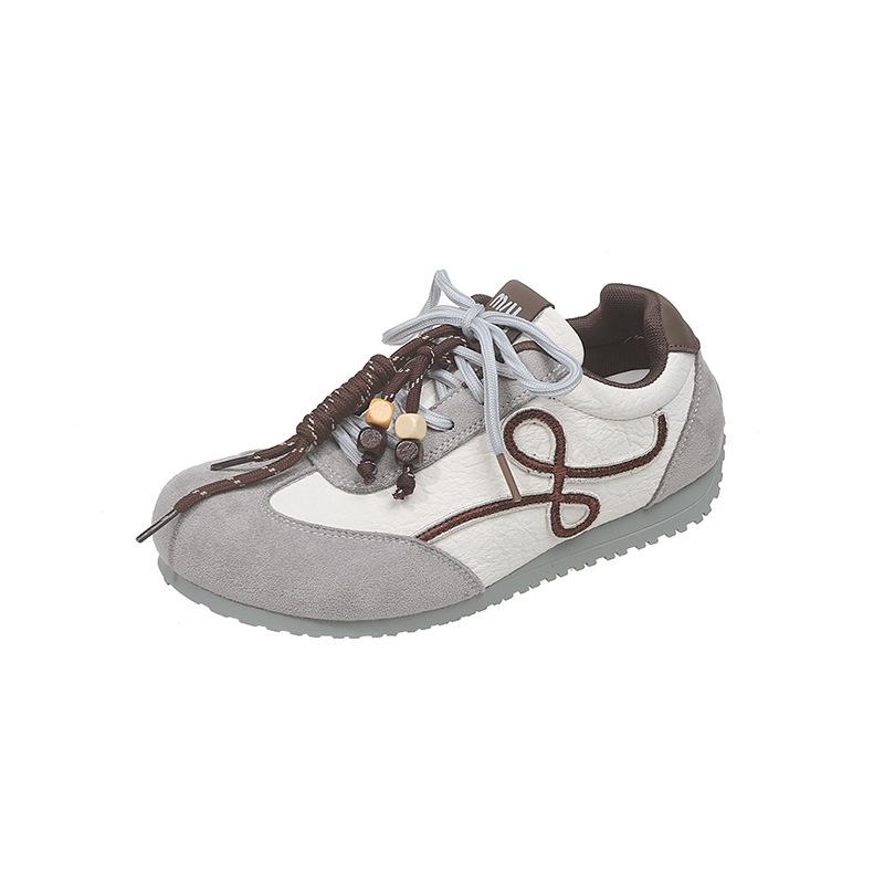 New German Training Shoes Women's Shoes Casual Shoes 2025 Early Autumn White Shoes Color Matching Sports Shoes Women's Forrest Gump Shoes