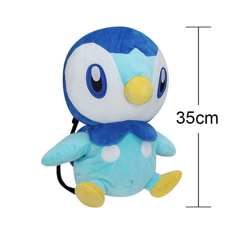 Kawaii Pokemon Plush Toy Pikachu Backpack Bag Mimikyu Eevee Mew Gengar Snorlax Bag Schoolbag Birthday Present Kids Children Gift