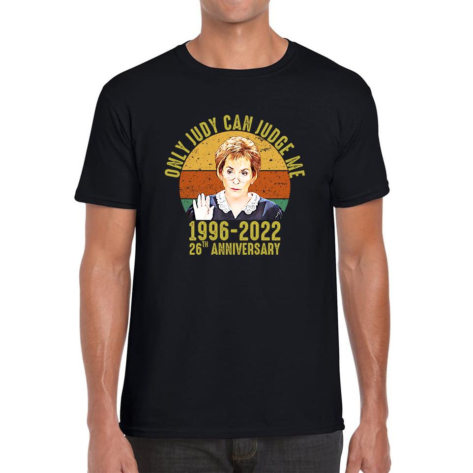 vintage Judy Sheindlin Only Judy Can Judge Me Unisex Mens T Shirt Womens Tops Tees S